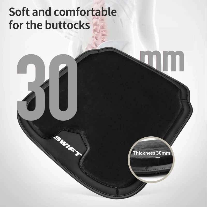 For Suzuki Flannel Car Seat Cover Warm Backrest Cushion Protector Pad Swift Sport zc33s zc31s zc72s 2022 2020-2005
