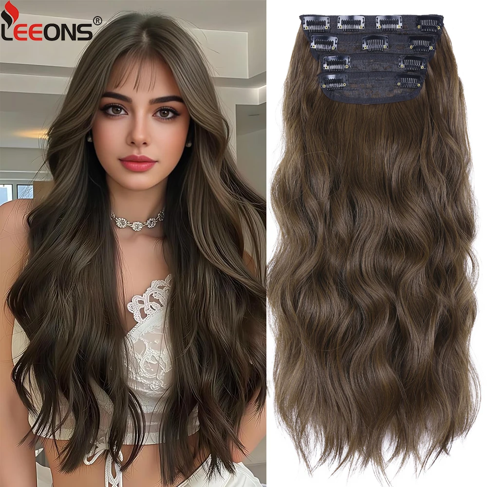 

Синтетические волосы Leeons 20'' натурального блонд-цвета, термостойкие, с эффектом объемной волны, слегка вьющиеся, длинные