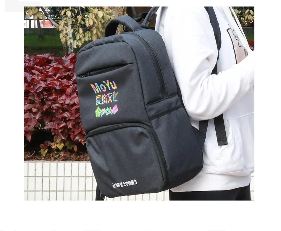 MoYu Rucksack Tasche Schwarz Professionelle Rucksack Tasche Für Magic Puzzle Cube 2x2 3x3x3 4x4 5x5 6x6 7x7 8x8 9x9 Schulter Tasche Handtasche – Detail 11
