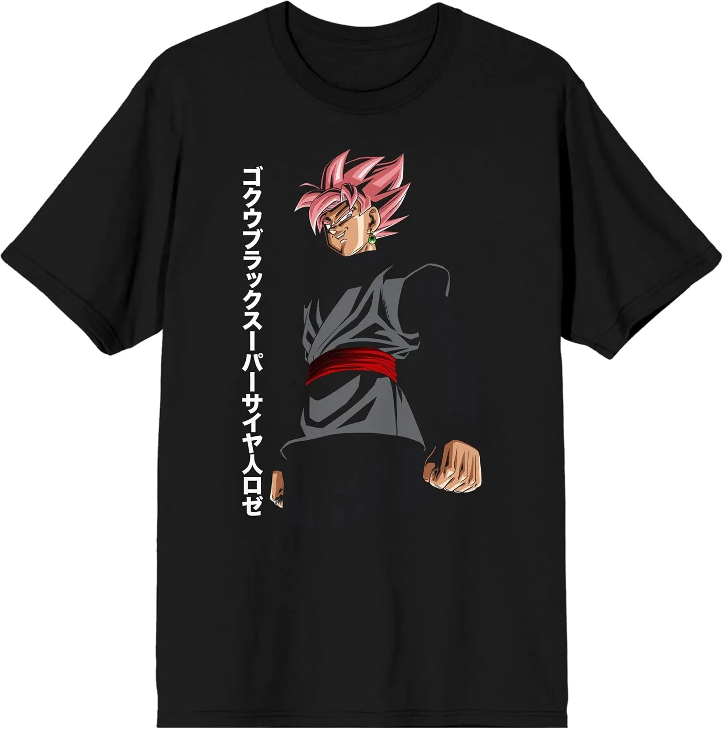 

Летняя хлопковая футболка оверсайз 2026 в стиле ретро Dragon Ball с принтом Гоку Блэк Супер Сайян Роуз, унисекс, для всей семьи