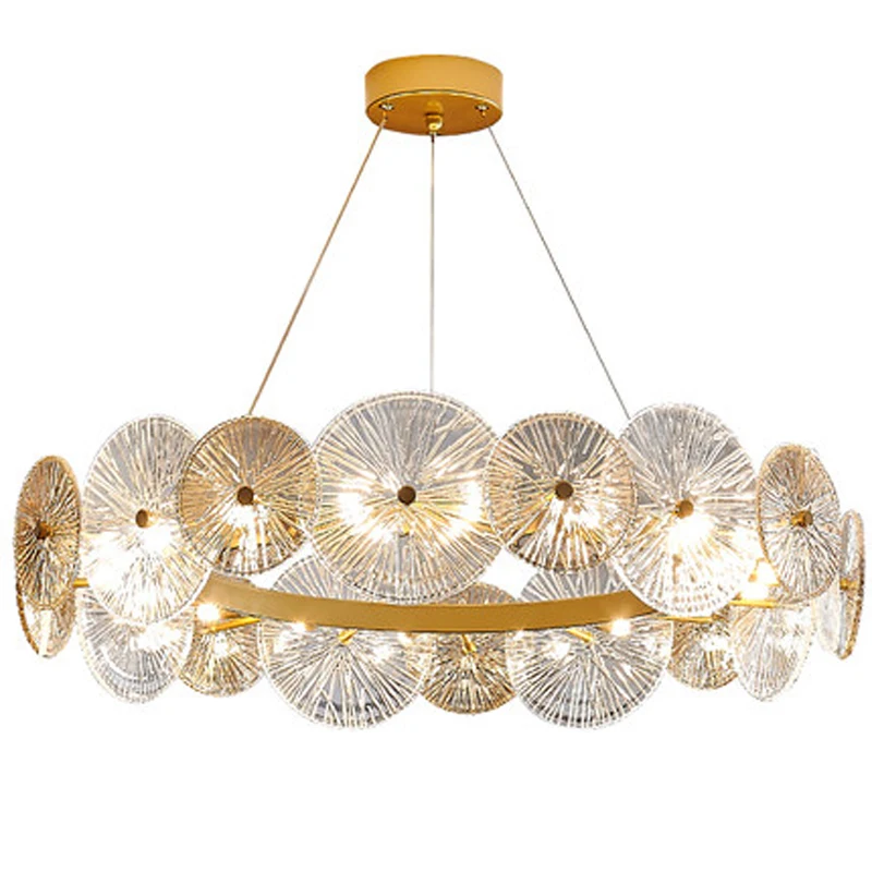 

Firework Glass Pendant Lights 2024 New Trend Round Gold Home LED Hanging Lamps for Ceiling Lustres for Dinning Room Decoration