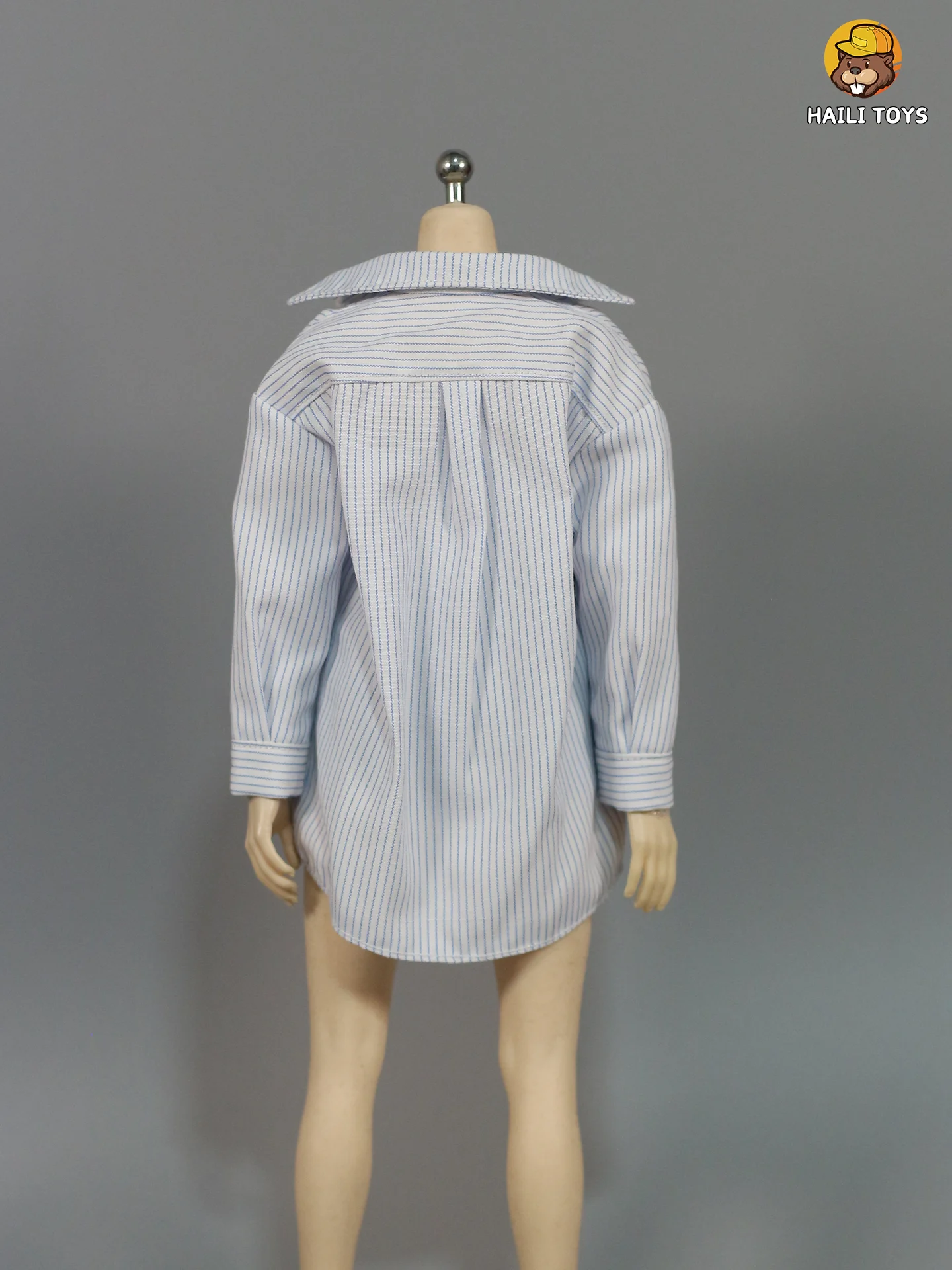 HAILI TOYS 1/6 スケールファッションストライプルーズカジュアルシャツショーツ 12 インチ tbl 女性アクションフィギュアボディ