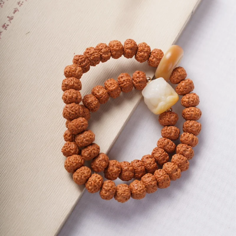 Nepal Natural Corpulent King KongDIYBodhi Seed Indonesia Chanting Buddha Beads Bracelet Holding String Men and Women Hand Toy Or