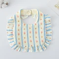 Blue striped floral