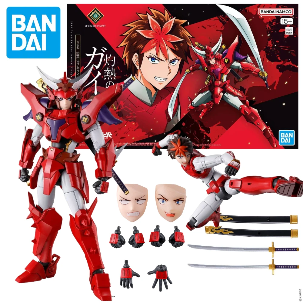

В наличии BANDAI 30MF YoroiDen-Samurai Troopers Рё Санада: Коллекционная сборная модель аниме-фигурки