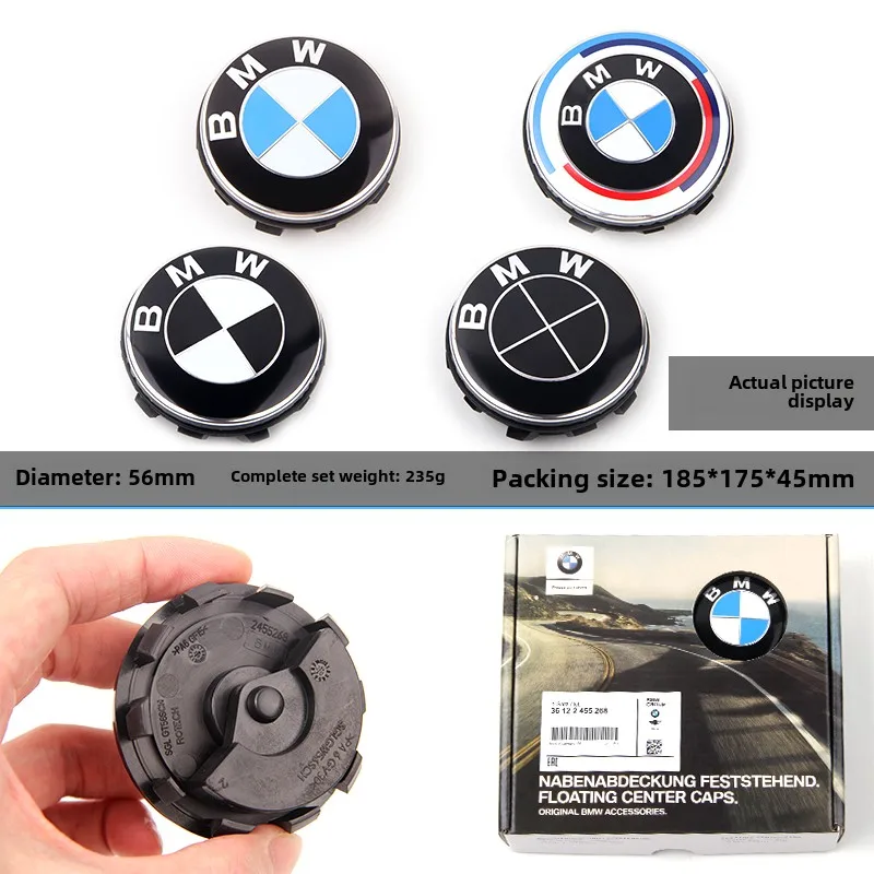 

68mm Floating Wheel Center Caps for BMW E90 E91 E92 E93 F30 F10 F11 F04 E84 E83 F25 E70 F15 E72 F16 M2 M3 M5 M6 Auto Accessories