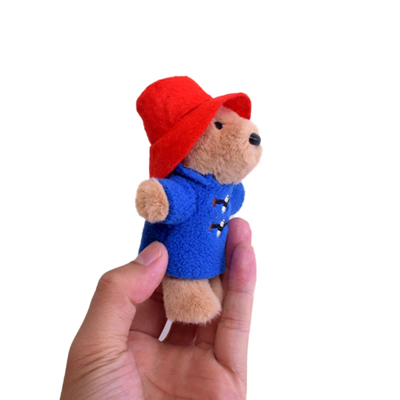 Kawaii الدب الصغير المفاتيح أفخم محشوة دمية سيارة حقيبة مفاتيح قلادة حلقة رئيسية النساء الرجال هدايا عيد الميلاد #6