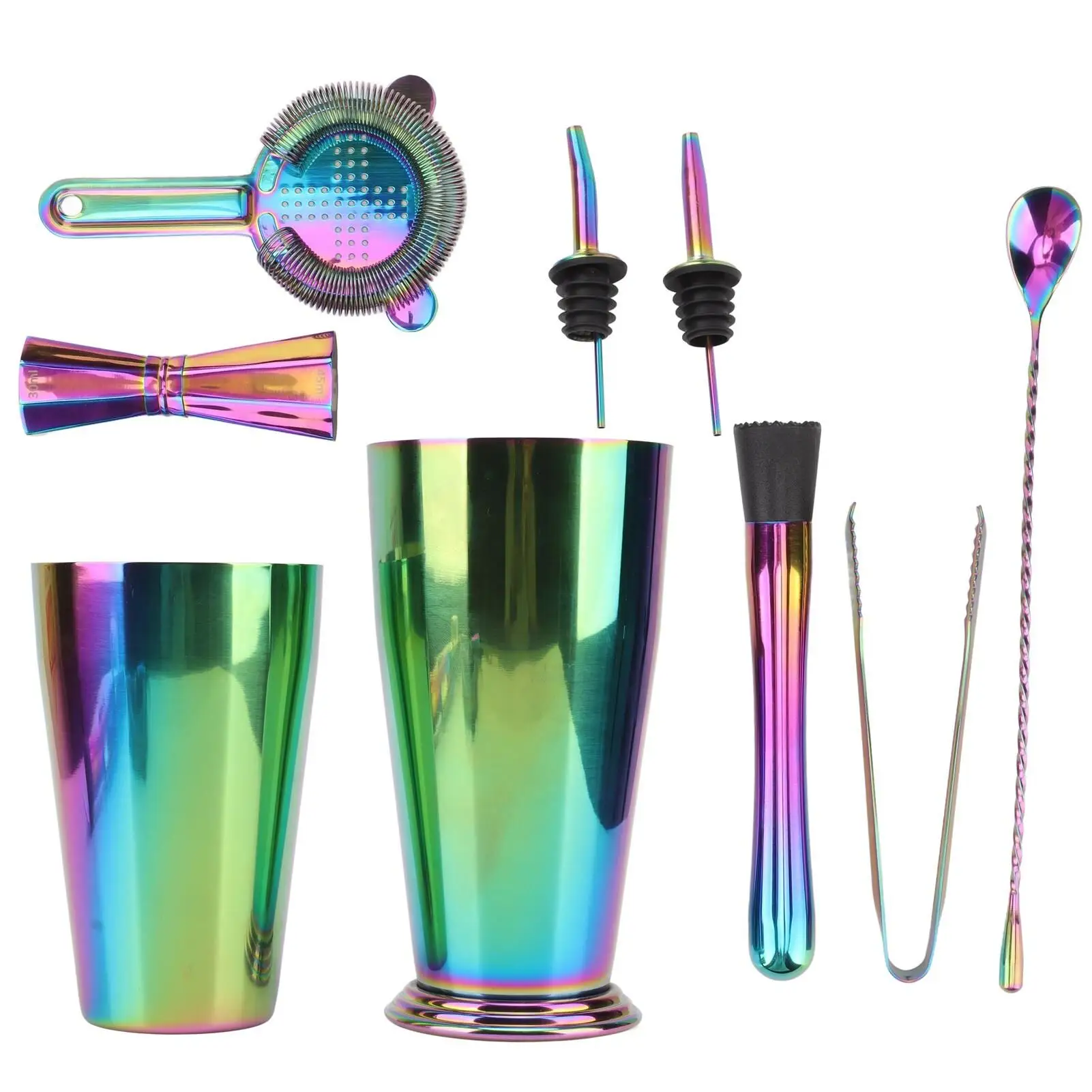 

304 Stainless Steel Cocktail Jigger Set - Rust-Proof Bar Tool for Professional Bartenders & Home Use
