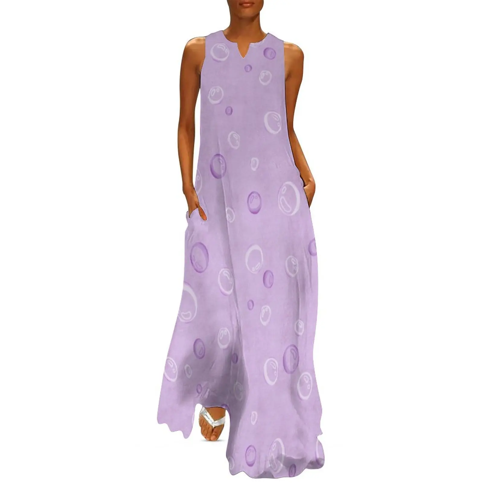 

Bubbles Long Dress women clothes Summer skirt