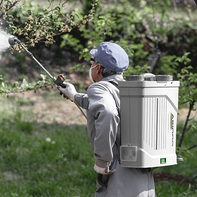 Elektryczny opryskiwacz plecakowy, inteligentne opryskiwanie, akumulatorowy opryskiwacz do pestycydów, konewka, rolnicze opryskiwacze z baterią litową.