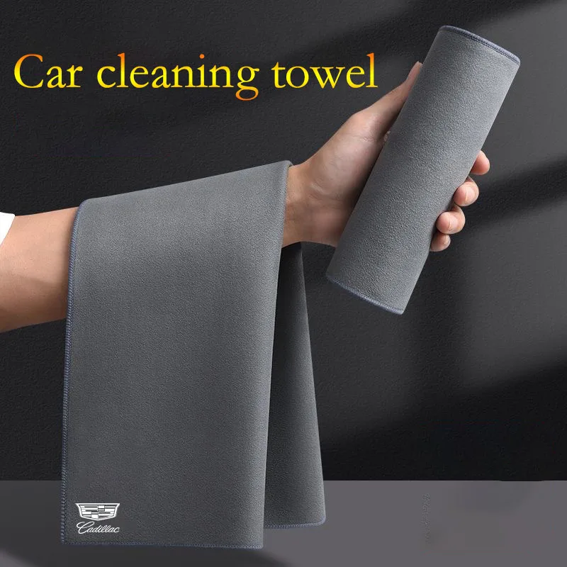 Car cleaning microfiber car wash towel dry cloth for Cadillac Escalade XT5 XT6 BLS SRX CTS ATSL STS EXT XTS CT4 CT5 CT6