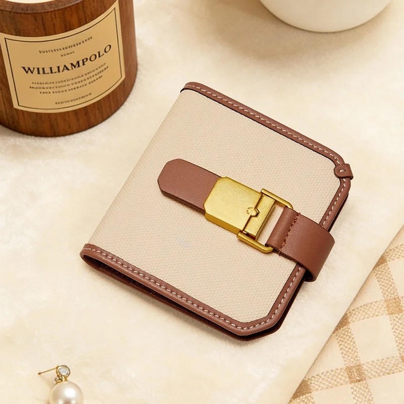 portefeuille-court-williampolo-pour-femme-elegant-fin-compact-tendance-porte-monnaie-couleur-unie-polyester-pour-jeunes