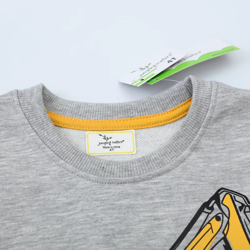 

Autumn New Boys' Pullover Sweatshirt with Excavator Pattern for Kids Wholesale