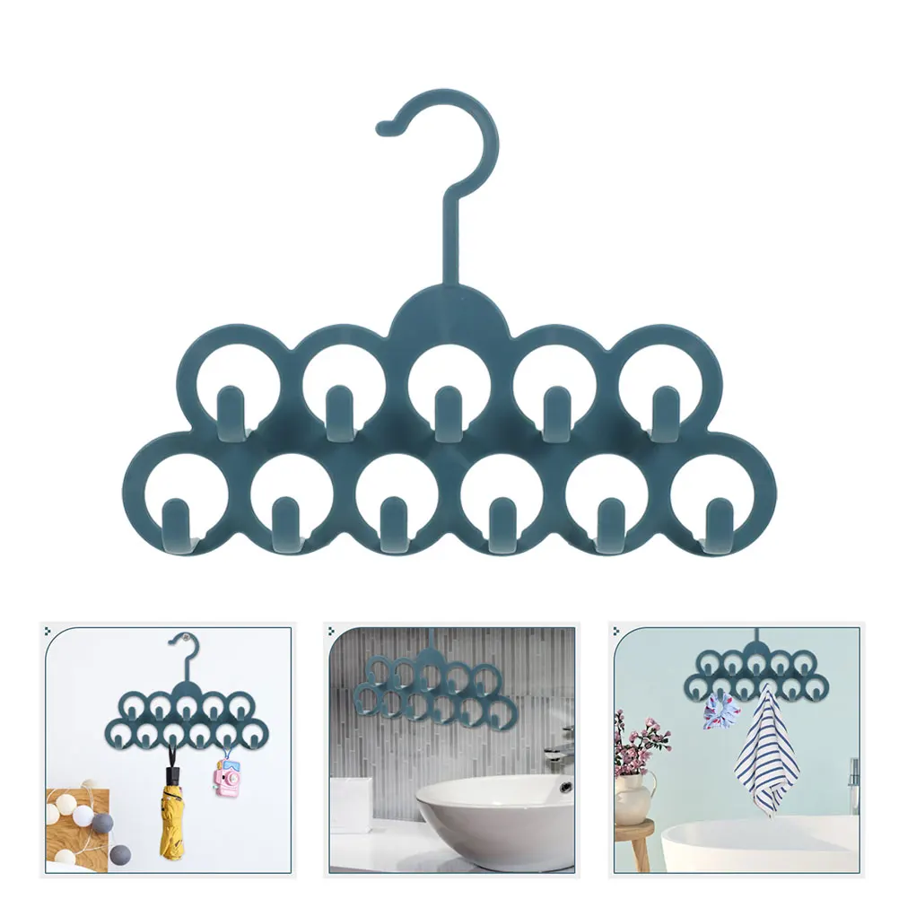 

Multipurpose Bathroom Storage Rack PP Closet Organizer Space Saving Hanging Clothes Hangers Belt Rack Tie Holder Bedroom