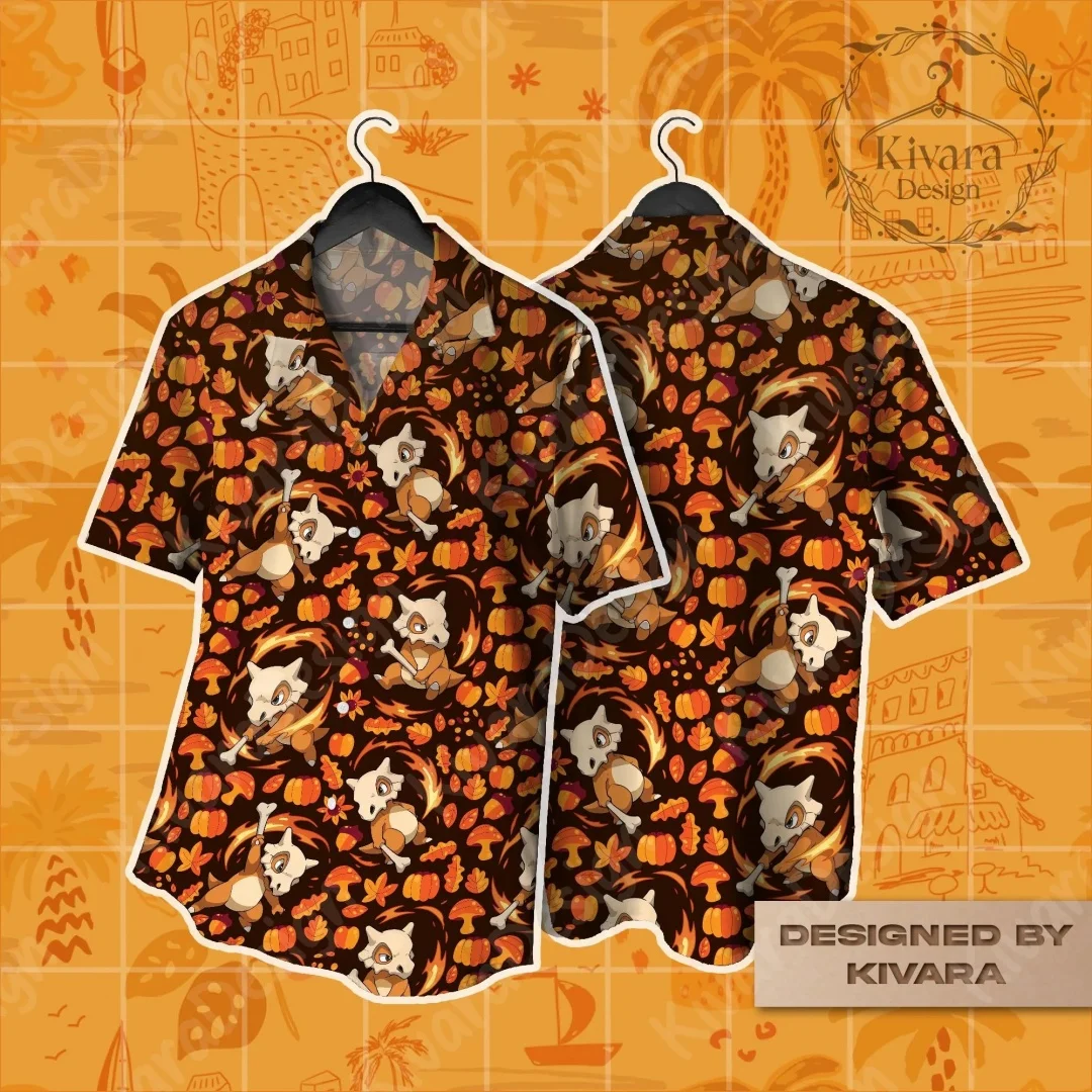camisa-havaiana-cubone-pokemon-anime-cubone-camiseta-grafica-de-verao-camiseta-esportiva-masculina-roupas-infantis-camiseta-y2k-feminina-﻿