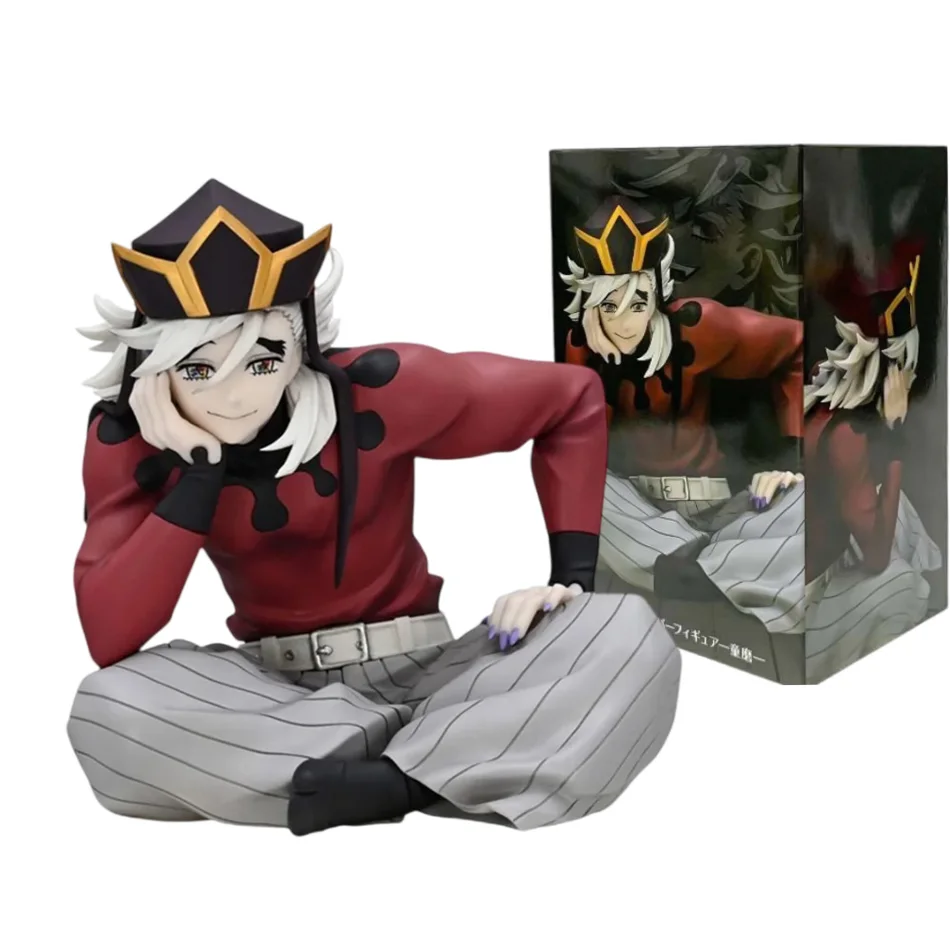 Anime FuRyu Demon Slayer Kimetsu no Yaiba Doma tapón de fideos figuras de juguete colección de modelos de PVC estatuilla de acción regalos de navidad
