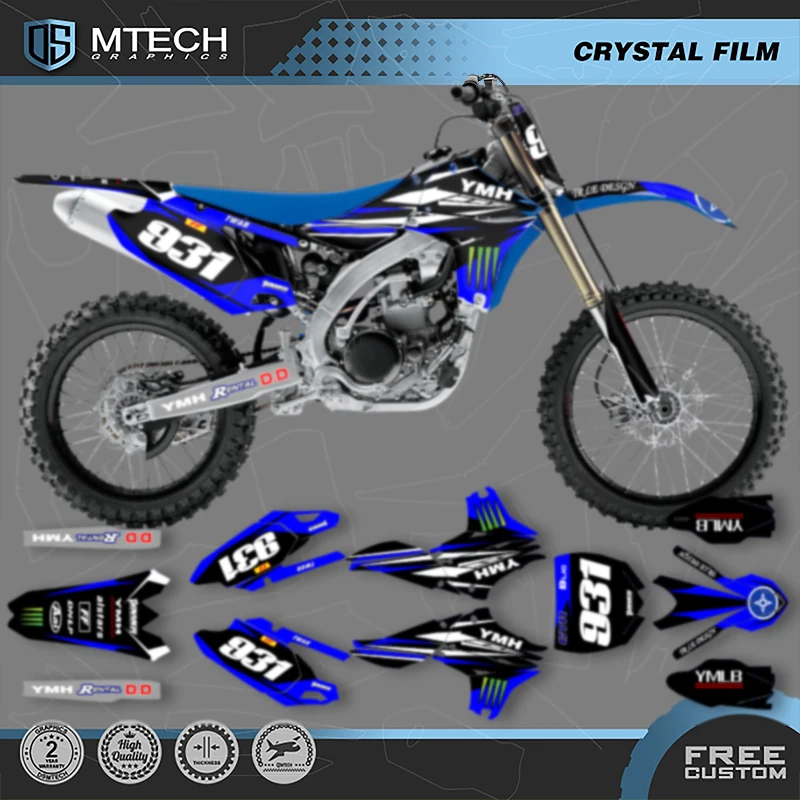 

DSMTECH Motorcycle Graphics Decals Stickers Kits For YAMAHA YZF450 YZ450F 2010 2011 2012 2013 004