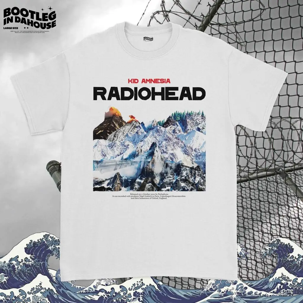 Kaos Band Radiohead Kid Amnesiac - Baju Radiohead