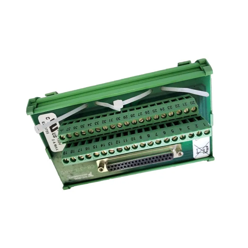 National Instruments NI CB-37F-HVD DIN rail terminal block Power on or off 37-pin stud terminal female