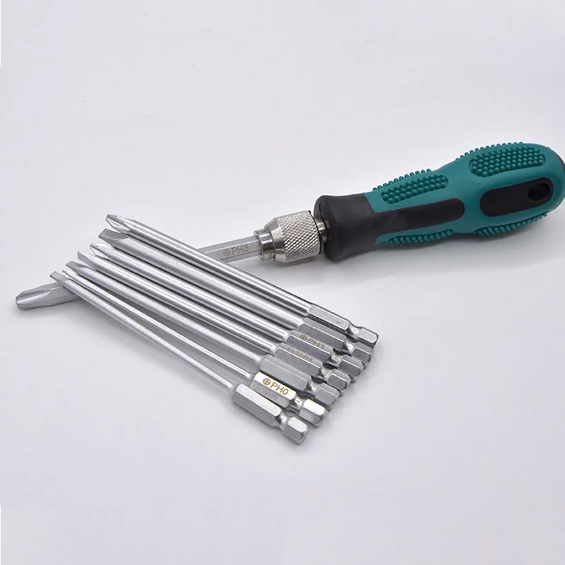 Screwdriver Set With Magnetic Household Multifunctional Cross Straight Screwdriver Manual Screwdriver Set Maintenance Tool