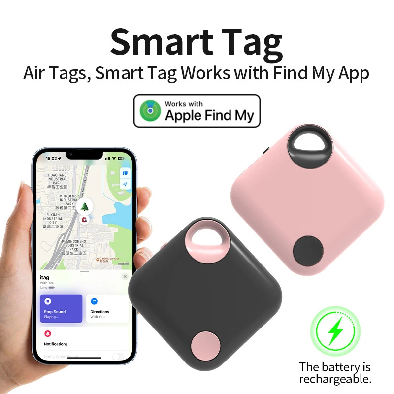 

Новый глобальный локатор против потери, сертифицированное Mfi, сопряжение Findmy, подходящее для Apple Airtag, устойчивое использование устройства против потери
