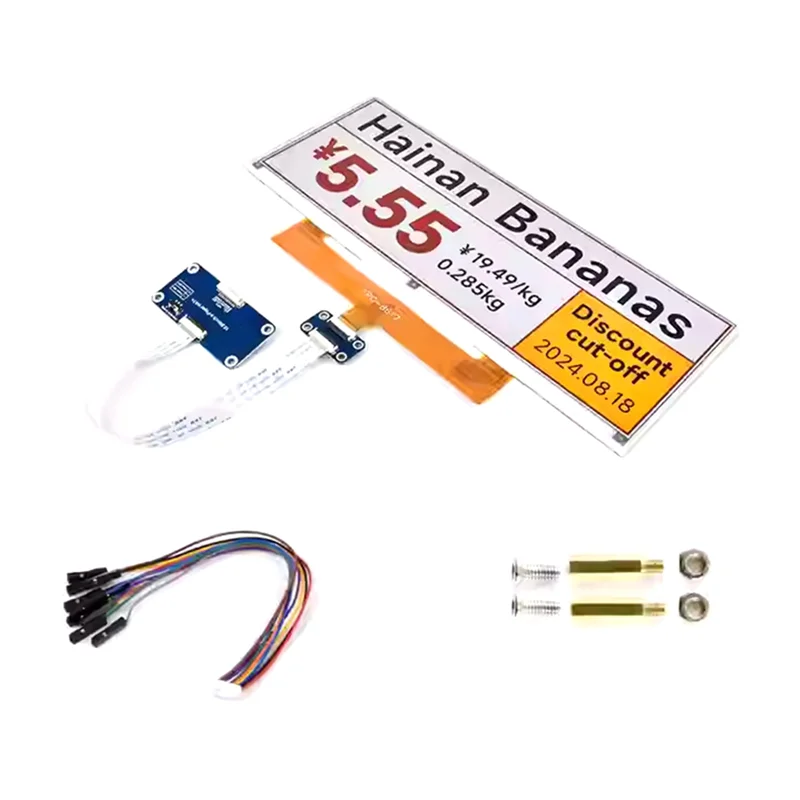 

Ingenious-For Raspberry Pi 10.85Inch E-Paper Display HAT SPI Interface High-Resolution 1360X 480 Lightweight &Low Power Consumpt