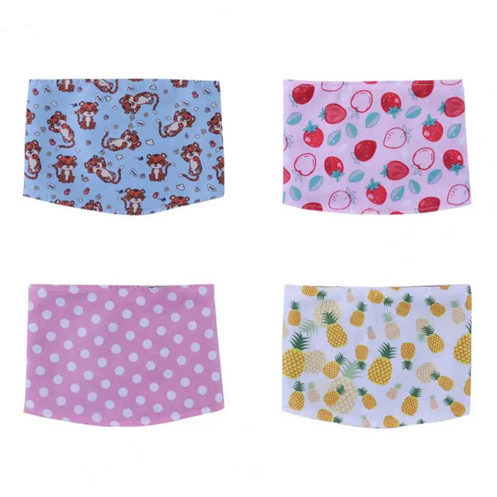 Dog Physiological Pants Adjustable Leakproof Male Puppy Belly Band Diapers Fast Absorption Cartoon Pattern Dogs Sanitary Pants