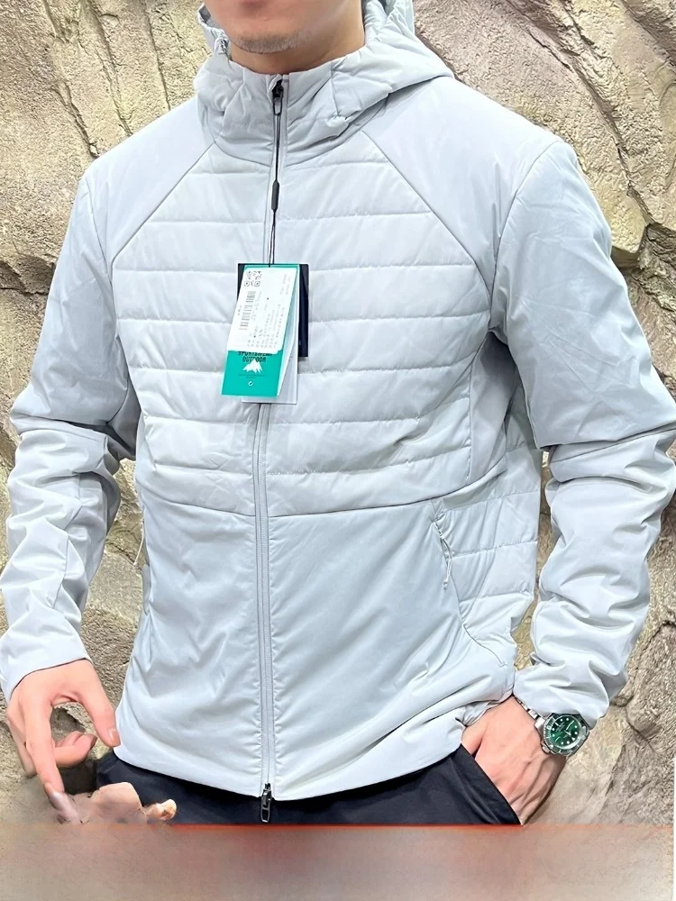 

Mixed Fill Lightweight Windproof Waterproof Warm Hooded down Jaet Couple's Faion Casual Autumn Winter Polyester Fiber