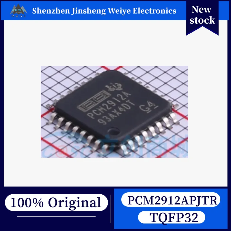 

(5/20 pieces) 100% New PCM2912APJTR PCM2912A TQFP32 USB Audio Codec. Original and in stock. Fast shipping.