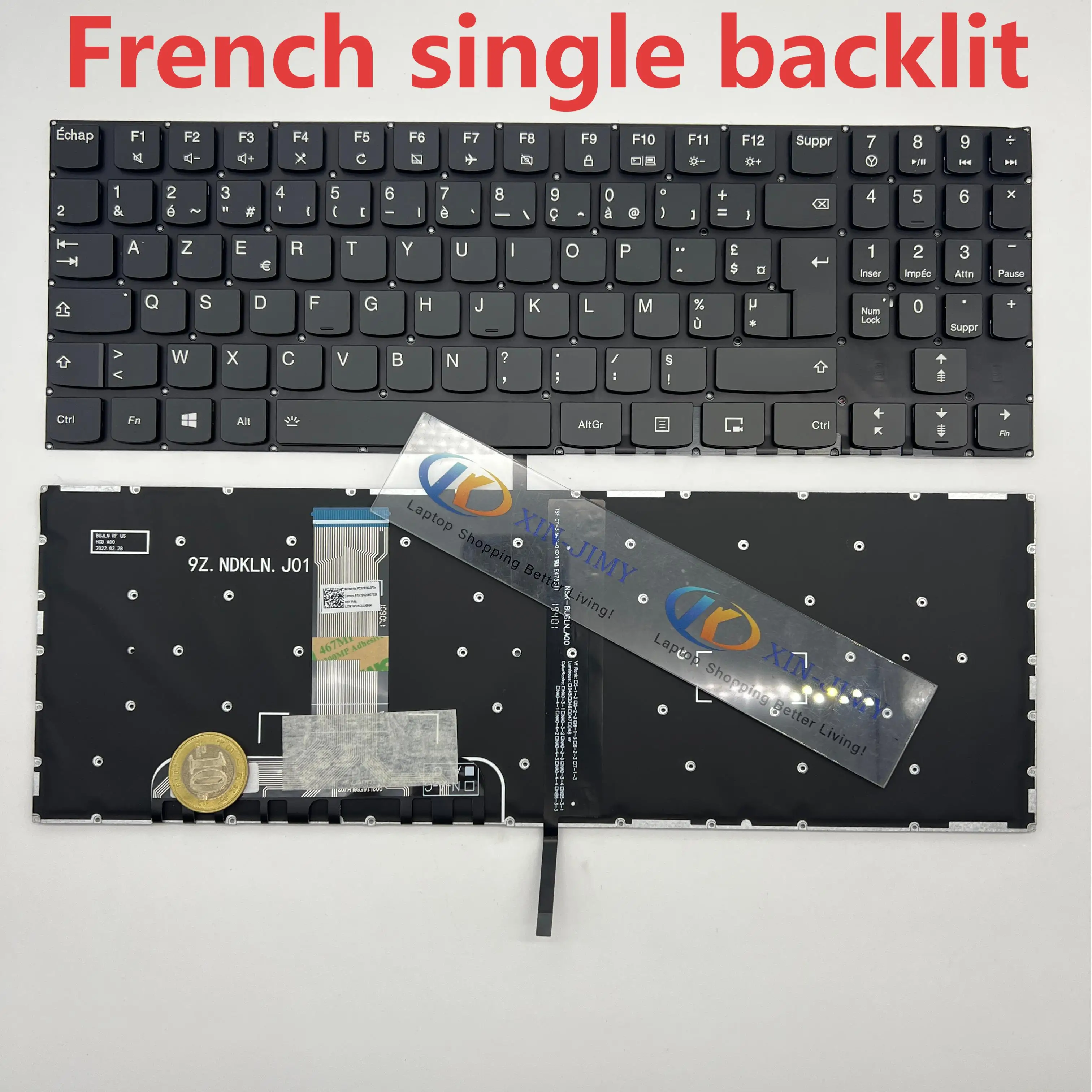 

Y720-15 Французская клавиатура с подсветкой для lenovo Legion Y720-15IKB Y520 Y720 R720 AZERTY
