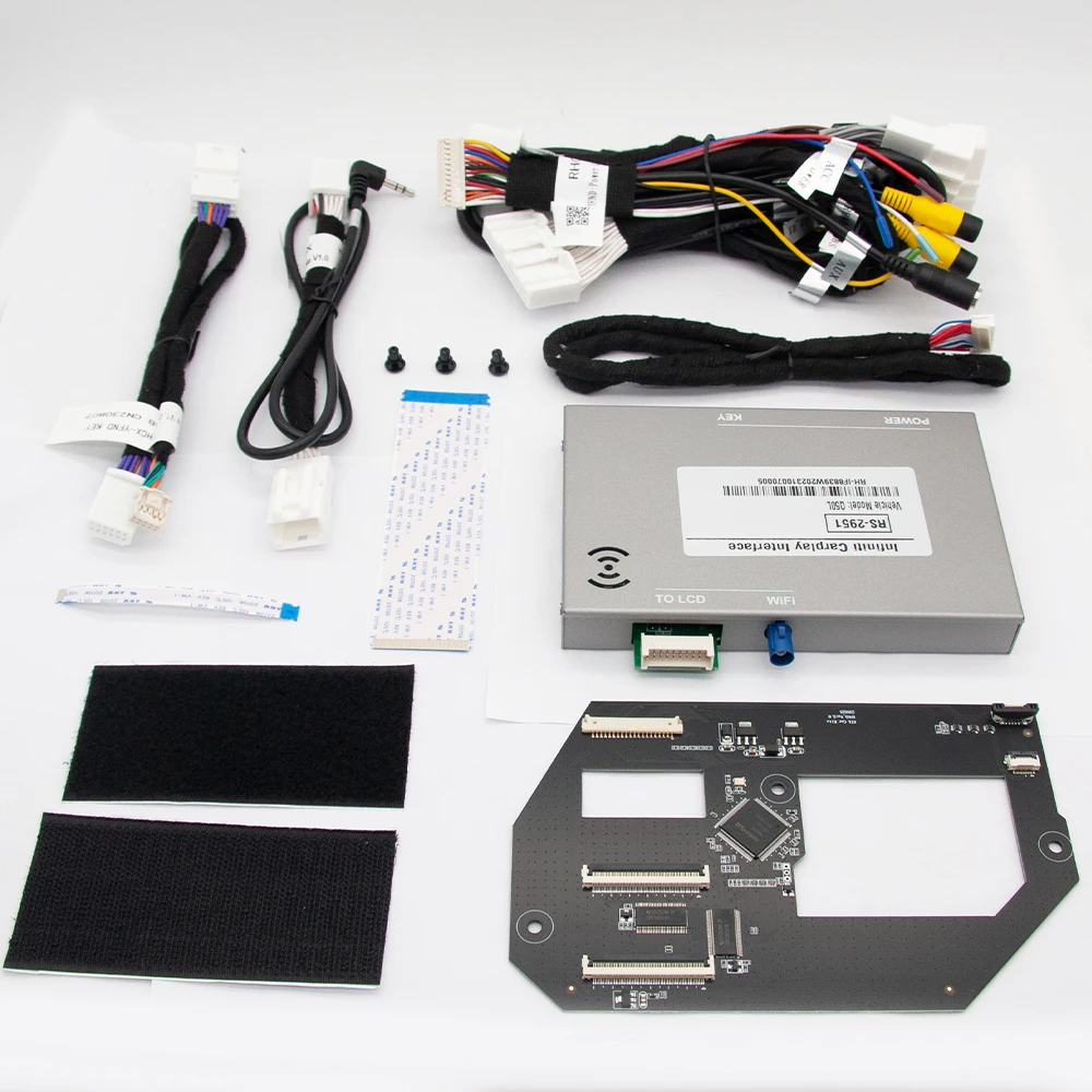 Wireless Carplay Android Auto Interface Aftermarket Decoder for Infiniti Q50L QX50 QX60 2014 Q50 Car Play Box Module Kits