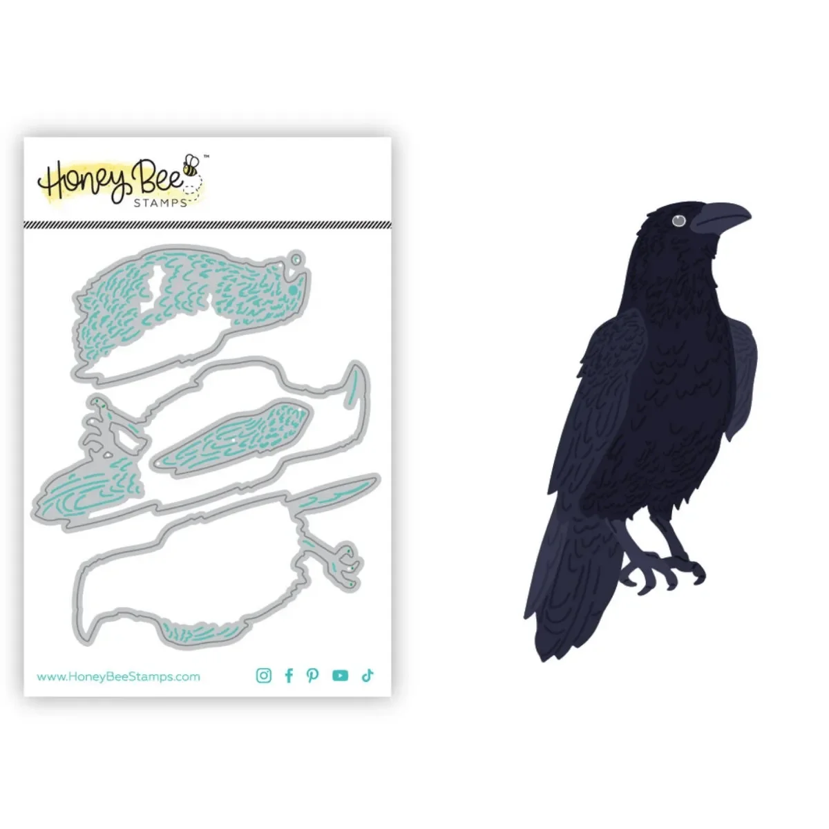 

2024 New Halloween Crow Metal Cutting Dies DIY Scrapbook Embossed Handcraft Paper Card Album Craft Template Supplies Decoration