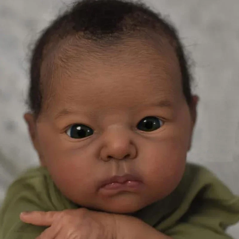 18Inch Reborn Doll Kit Dimitri Soft Real Touch Vinyl Color Unfinished Parts DIY Blank Kit