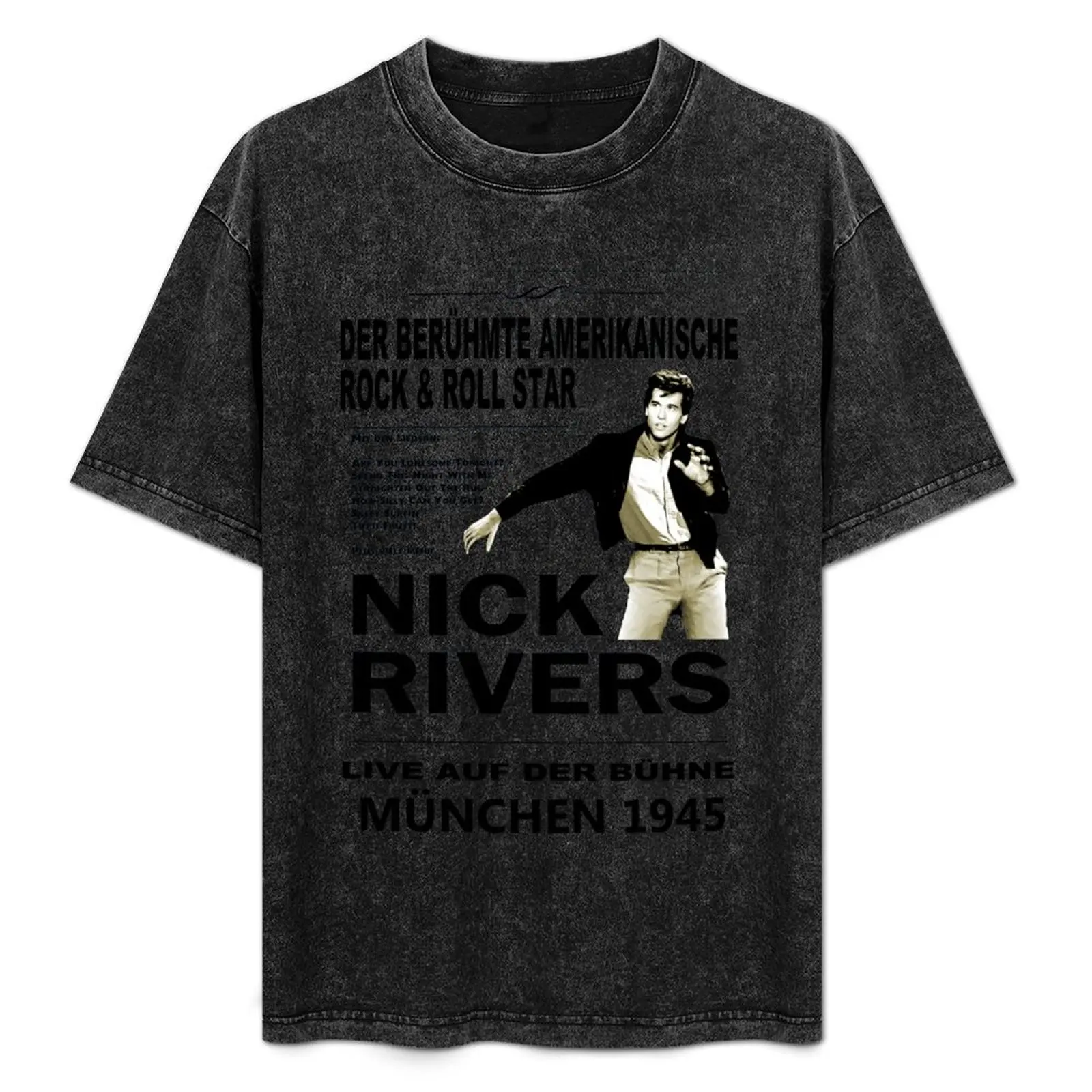 

Top Secret - Nick Rivers Concert Poster T-Shirt Plus Size Short Sleeve T-Shirt