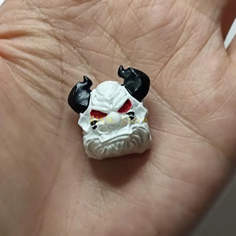Handcrafted Resin Bulls Head Keycap Cherrys Profile For Mechanical Keyboard Unique Texture Best Sale