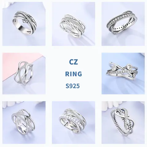 10 best sales 925 silverringar för kvinnor - №4