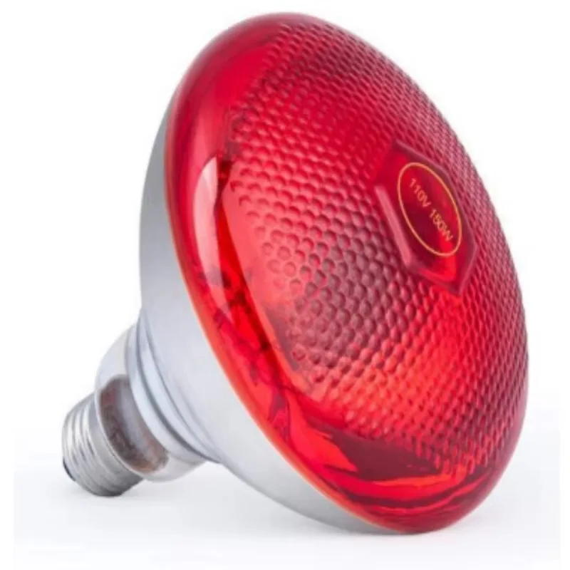 Poultry Light 100/150/250W Waterproof Red Light Animal Heating LED Light, Suitable for Poultry Houses,  Chickens, and Livestock