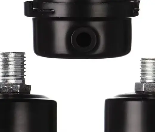 12.5/16/20 مللي متر المعادن فلتر الهواء ضاغط مدخل تصفية الصامت الخمار خالية من الزيت مضخة ضاغط الهواء الملحقات