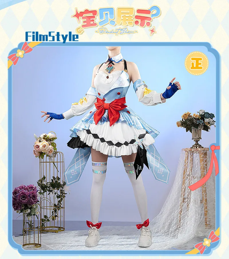 

Серия косплеев по игре: Uma Musume Pretty Derby - Костюм Анзу Мэй, высококачественный милый костюм, полный комплект.