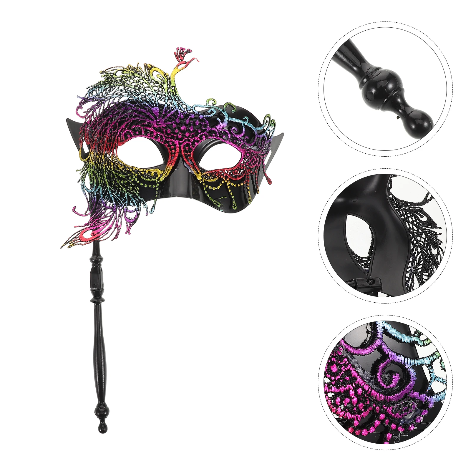 

Handheld Stick Lace Mask Carnival Ball for Women Fancy Dress Masks Masquerade Fashion