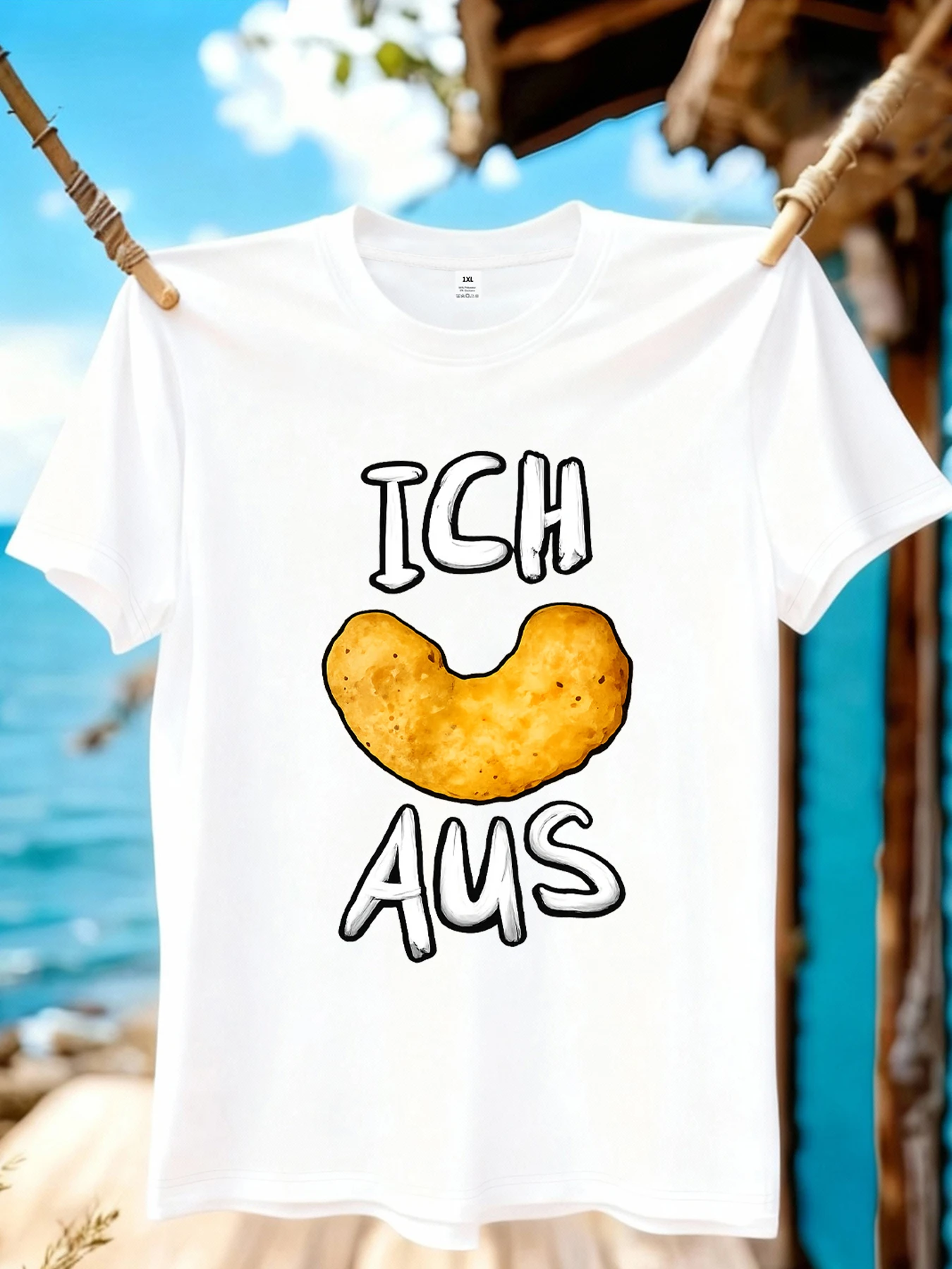 

【WZM10836】Creative cookie print plus size women's round neck summer casual short sleeved street fashion versatile T-shirt