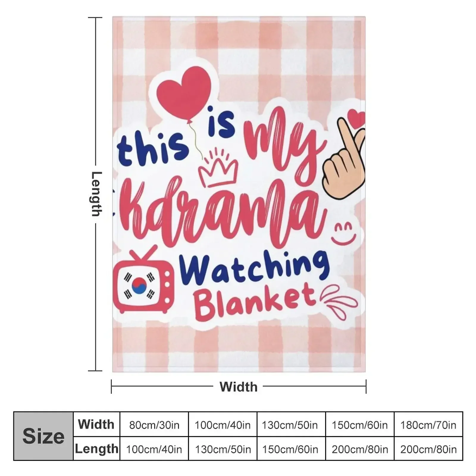 This is My Kdrama Watching Blanket Gift for Kdrama Fans Throw Blanket couch cozy soft plush fuzzy picnic outdoor blanket