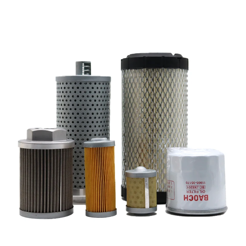 

Yanmar 17 Air Filter Fuel Filter Oil Filter Hydraulic Oil Return Filter Element Hydraulic Oil Inlet Filter Element