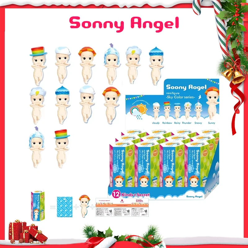 Sonny Angel Weather series Blind Box Decorative Toy Anime Figures Phone Cute Ornaments Dolls Children Birthday Christmas Gift