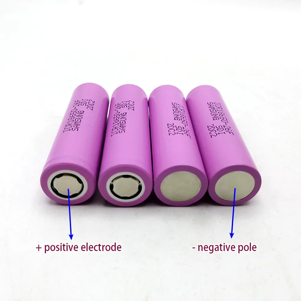 2pcs rechargeable 18650 batteries, 3.7V 2000mAh, suitable for various appliances and toys ICR18650-26F