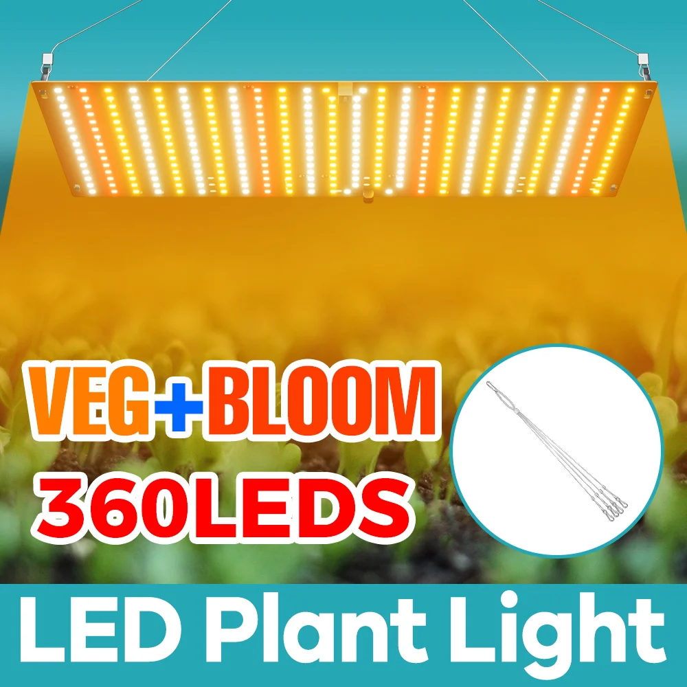 200W LED Full Spectrum Plant Gorw Light 100-240V Growth Box UV IR Quantum Board Veg/Bloom 2Modes Greenhouse Tent Seeds Fill Lamp