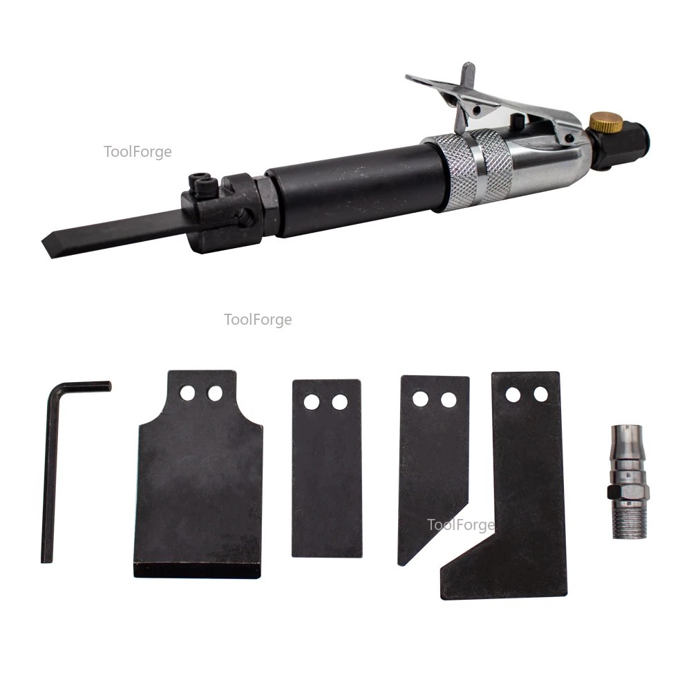 Pneumatic Air Scraper Set Mini Air Knife Shovel Chisel Industrial Welding Deburring Rust Removing Tool Pneumatic Chisel 3500RPM