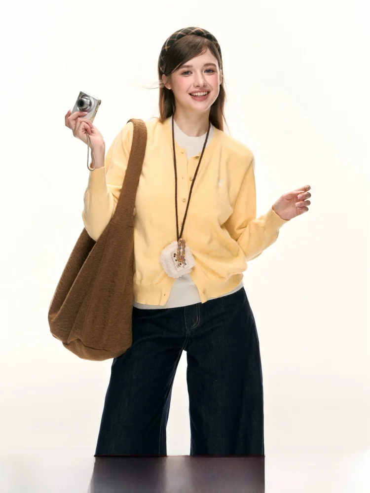 

ELEVEN SP осенний цвет, вязаный свитер, пальто, женский топ с ленивым дизайном, верхняя одежда, мягкий полиэстер, нейлон, длинный све