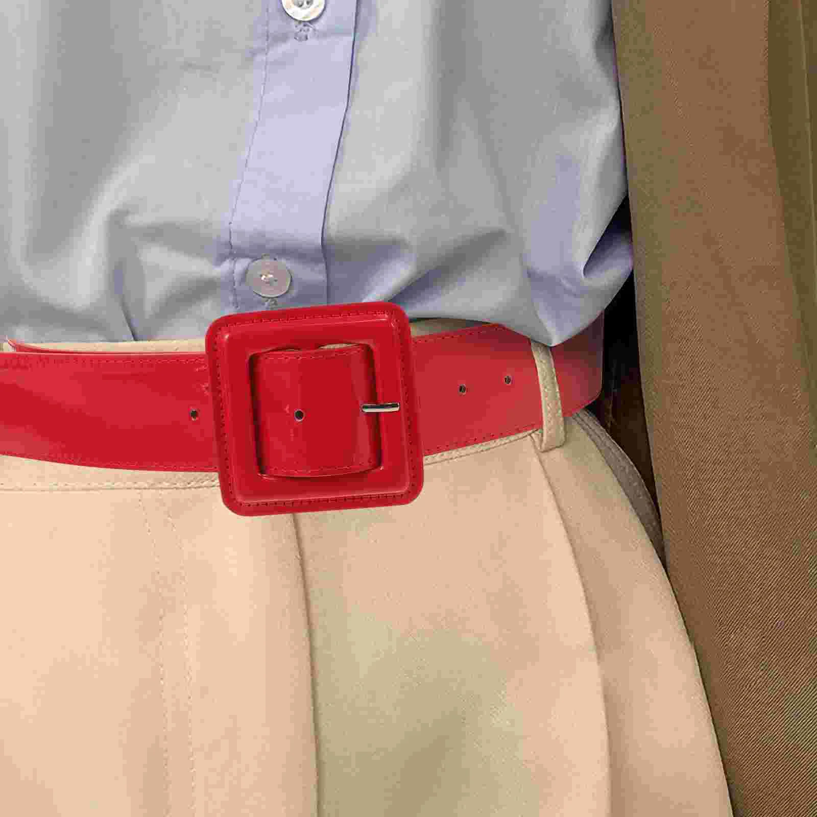 Cinture larghe brevettate per donna, decorazione vintage, abito causale da uomo artificiale