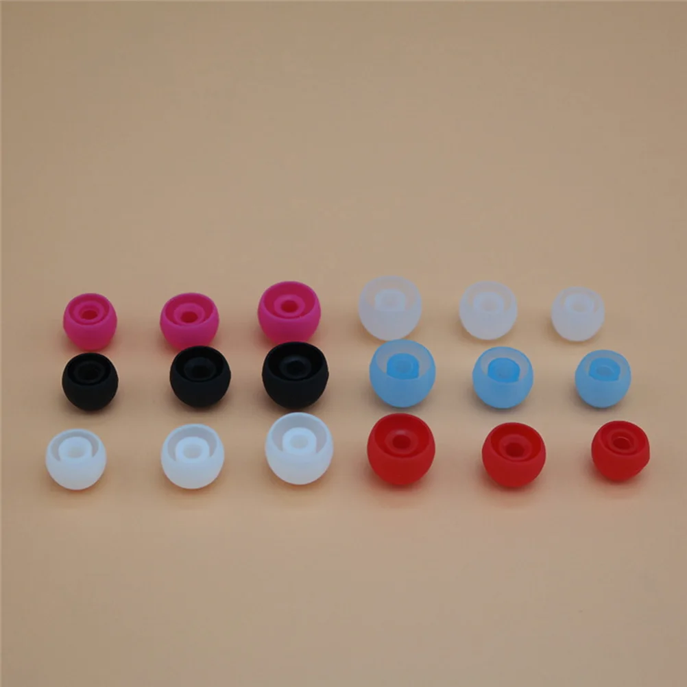 

8 Pcs In-ear Earphone Earbud Sleeve Earbuds Silica Gel Earmuff Medium and Small Earplugs